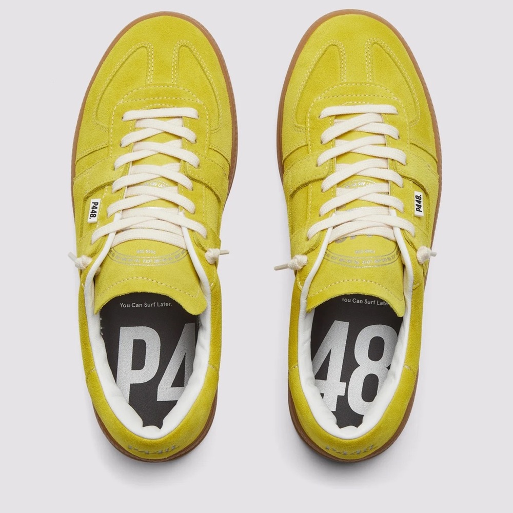 P448 unisex monza sneaker in yellow sun - Picture 2 of 10
